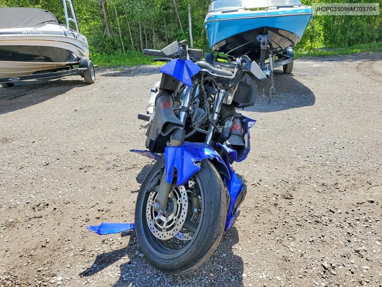 2006 Honda Cbr600 F4 VIN: JH2PC35096M703704 Lot: 56132496