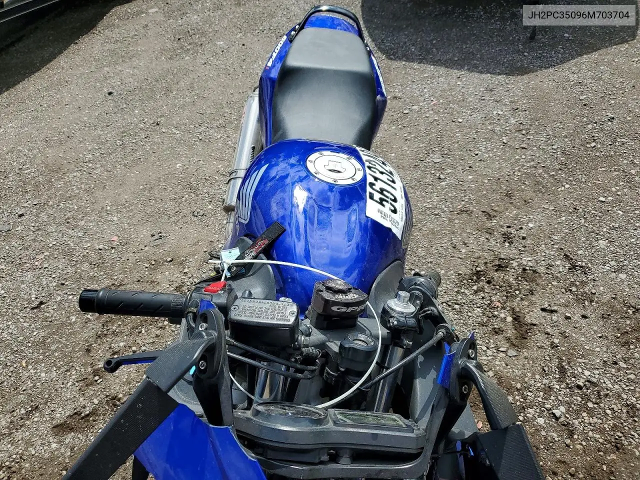 2006 Honda Cbr600 F4 VIN: JH2PC35096M703704 Lot: 56132496