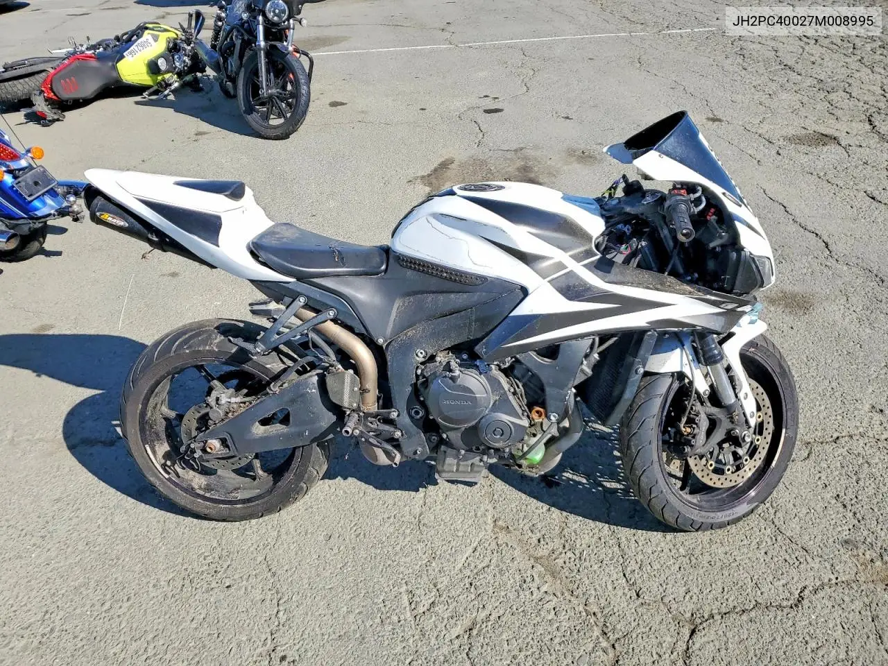 2007 Honda Cbr600 Rr VIN: JH2PC40027M008995 Lot: 54240706
