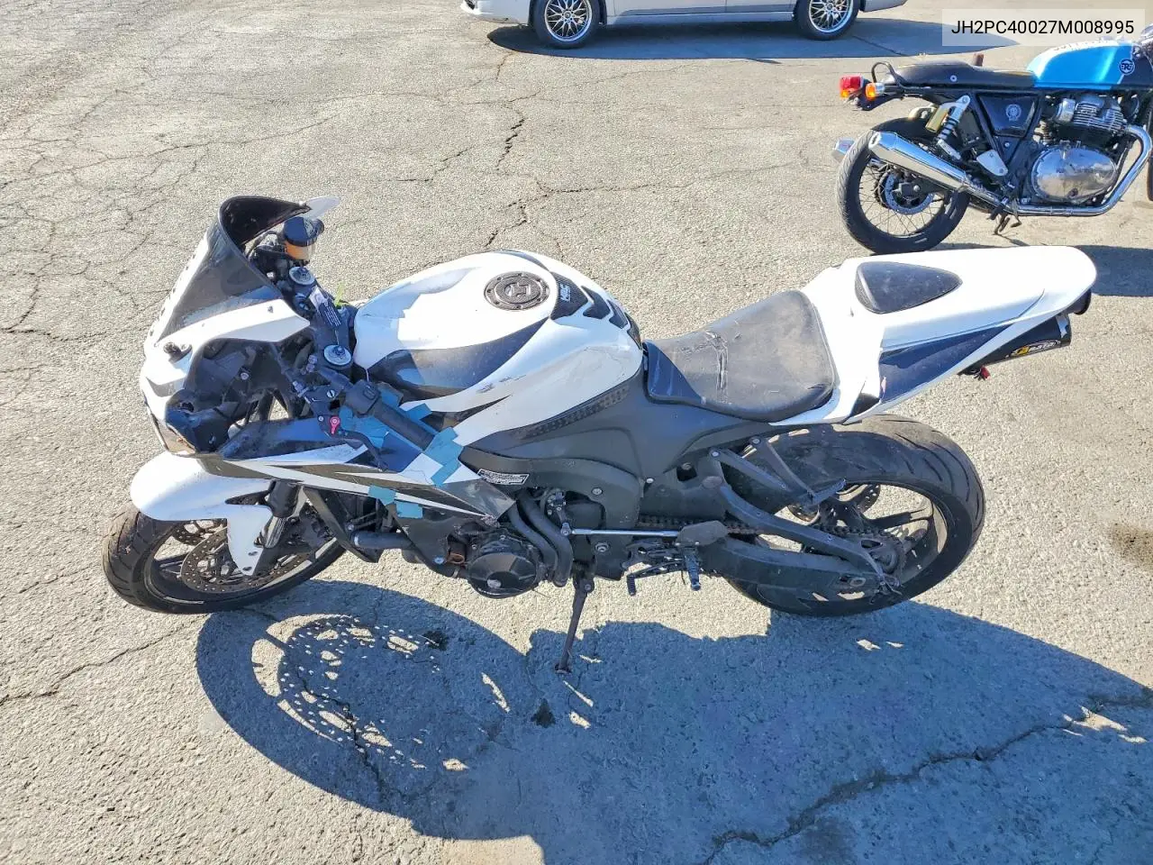 2007 Honda Cbr600 Rr VIN: JH2PC40027M008995 Lot: 54240706