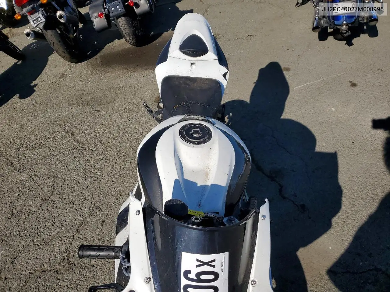 2007 Honda Cbr600 Rr VIN: JH2PC40027M008995 Lot: 54240706
