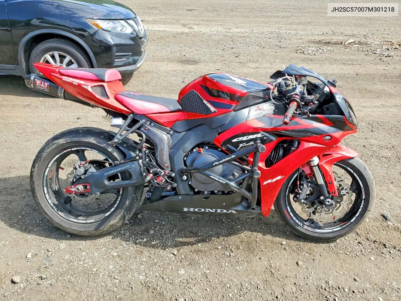 2007 Honda Cbr1000 Rr VIN: JH2SC57007M301218 Lot: 57302196