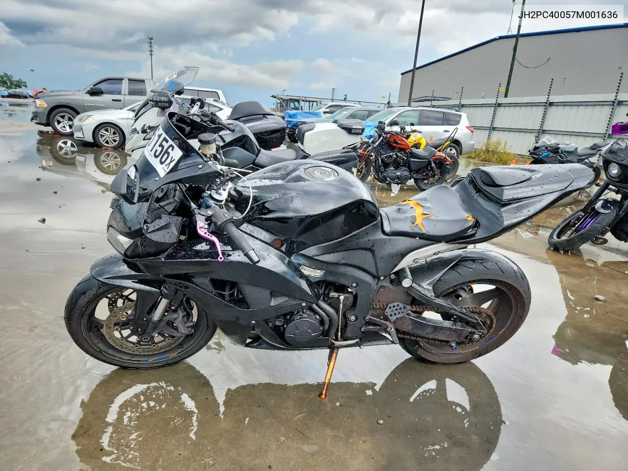 2007 Honda Cbr600 Rr VIN: JH2PC40057M001636 Lot: 59115156