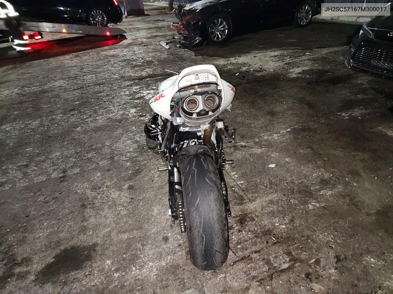 2007 Honda Cbr1000 Rr VIN: JH2SC57167M300017 Lot: 60736226