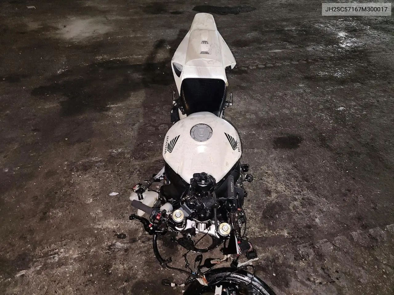 2007 Honda Cbr1000 Rr VIN: JH2SC57167M300017 Lot: 60736226