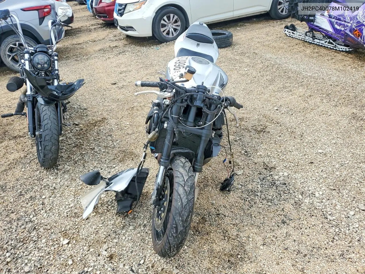 2008 Honda Cbr600 Rr VIN: JH2PC40078M102419 Lot: 53974996