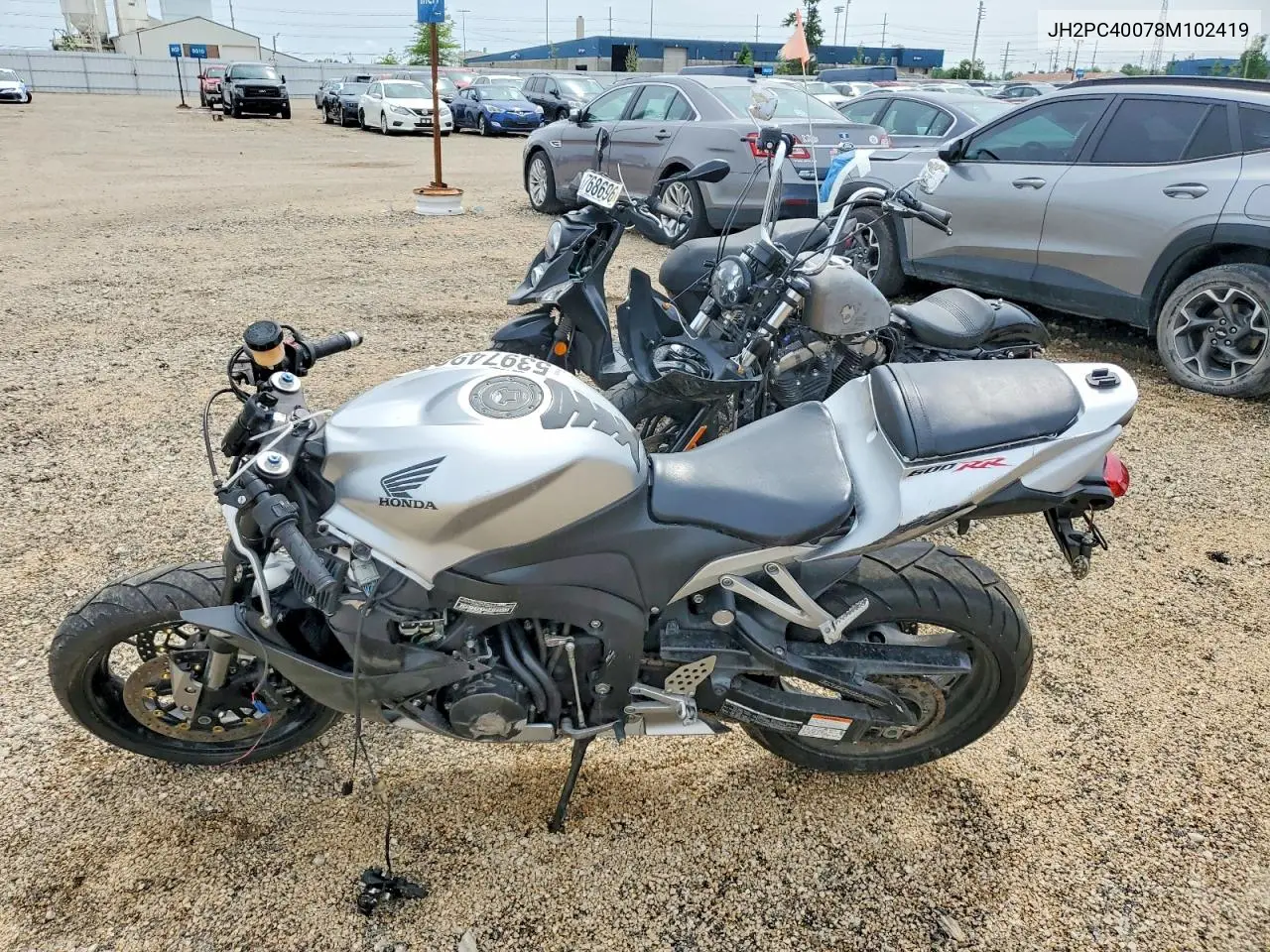 2008 Honda Cbr600 Rr VIN: JH2PC40078M102419 Lot: 53974996