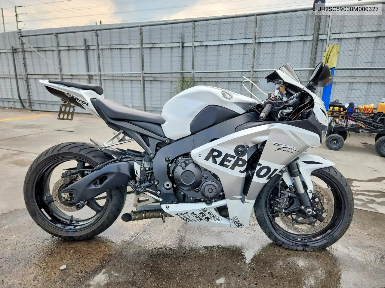 2008 Honda Cbr1000 Rr VIN: JH2SC59038M000327 Lot: 58481276