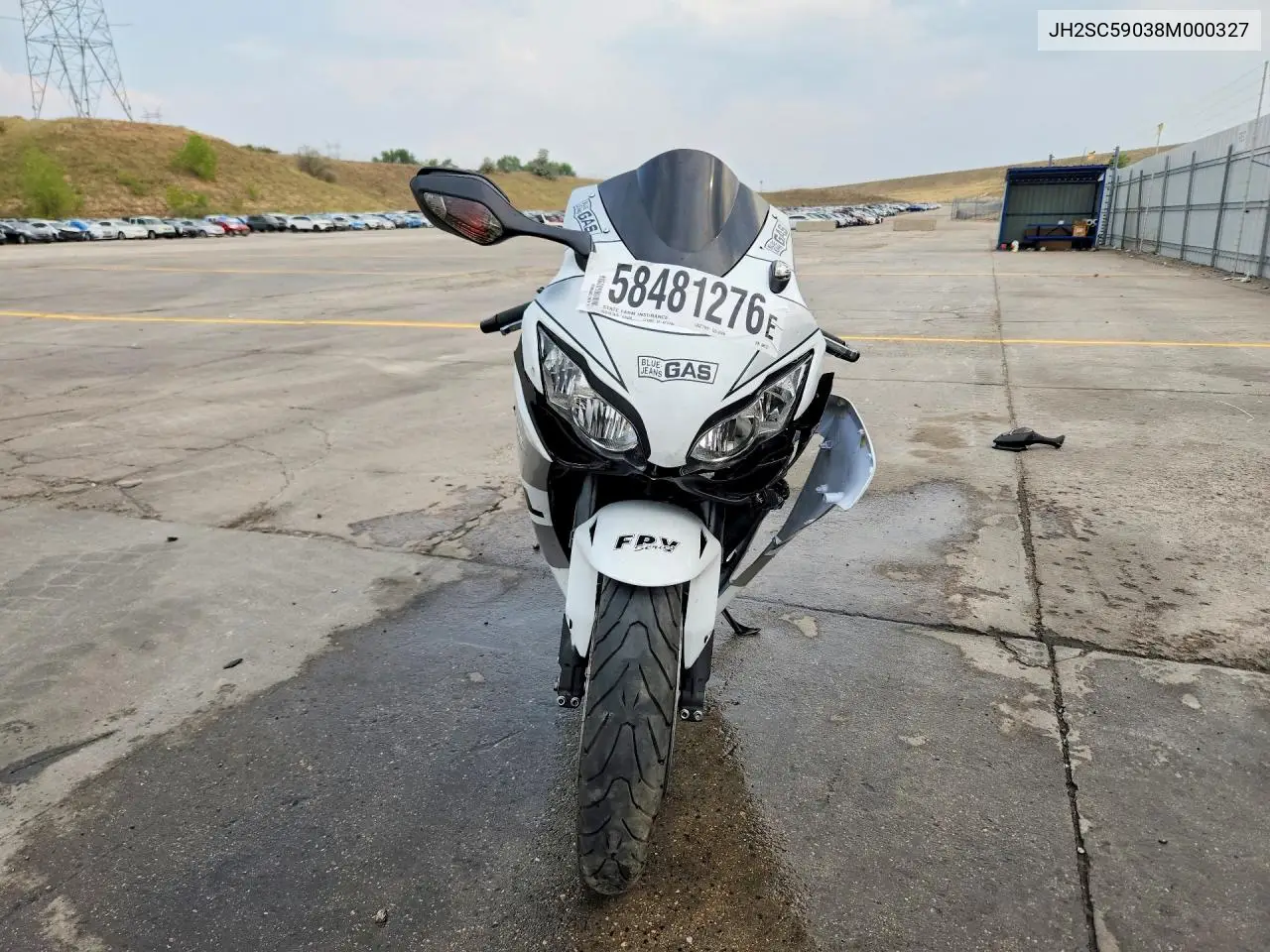 2008 Honda Cbr1000 Rr VIN: JH2SC59038M000327 Lot: 58481276