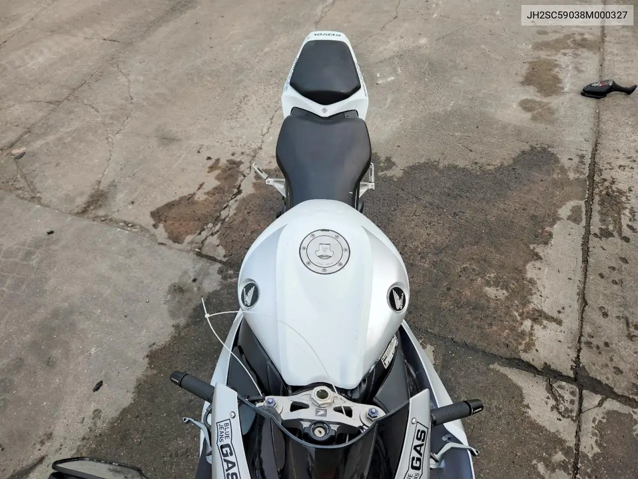 2008 Honda Cbr1000 Rr VIN: JH2SC59038M000327 Lot: 58481276