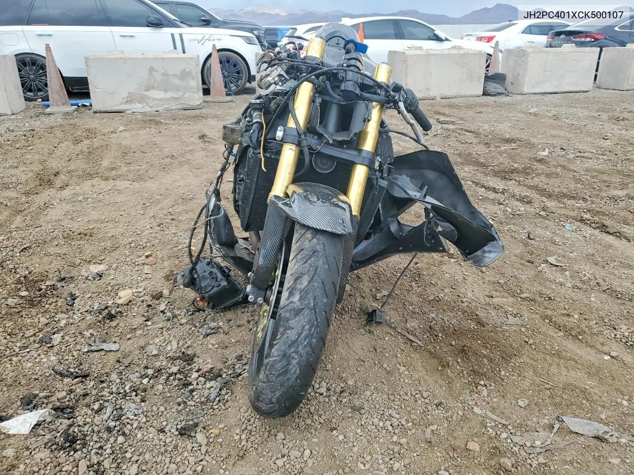 2012 Honda Cbr600 Rr VIN: JH2PC401XCK500107 Lot: 58963856