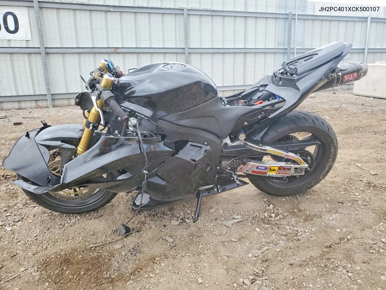 2012 Honda Cbr600 Rr VIN: JH2PC401XCK500107 Lot: 58963856
