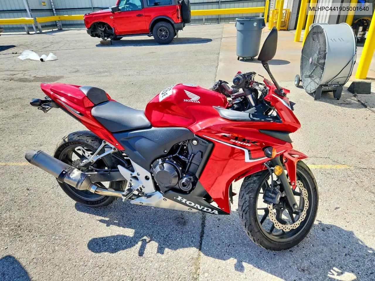 2013 Honda Cbr500 R VIN: MLHPC4419D5001640 Lot: 57560536