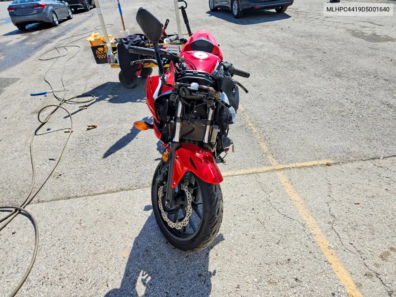 2013 Honda Cbr500 R VIN: MLHPC4419D5001640 Lot: 57560536
