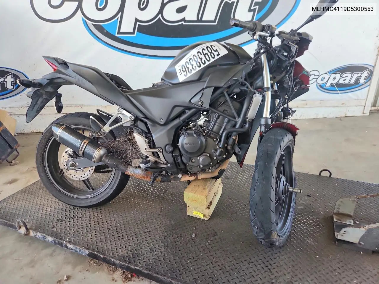 2013 Honda Cbr250 Ra-Abs VIN: MLHMC4119D5300553 Lot: 58938336