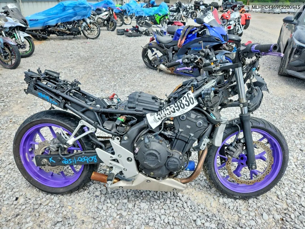 2015 Honda Cbr500 R VIN: MLHPC4469F5200945 Lot: 51173546