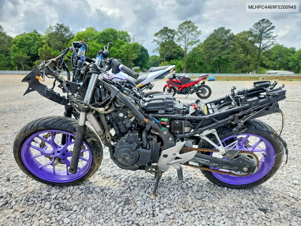 2015 Honda Cbr500 R VIN: MLHPC4469F5200945 Lot: 51173546
