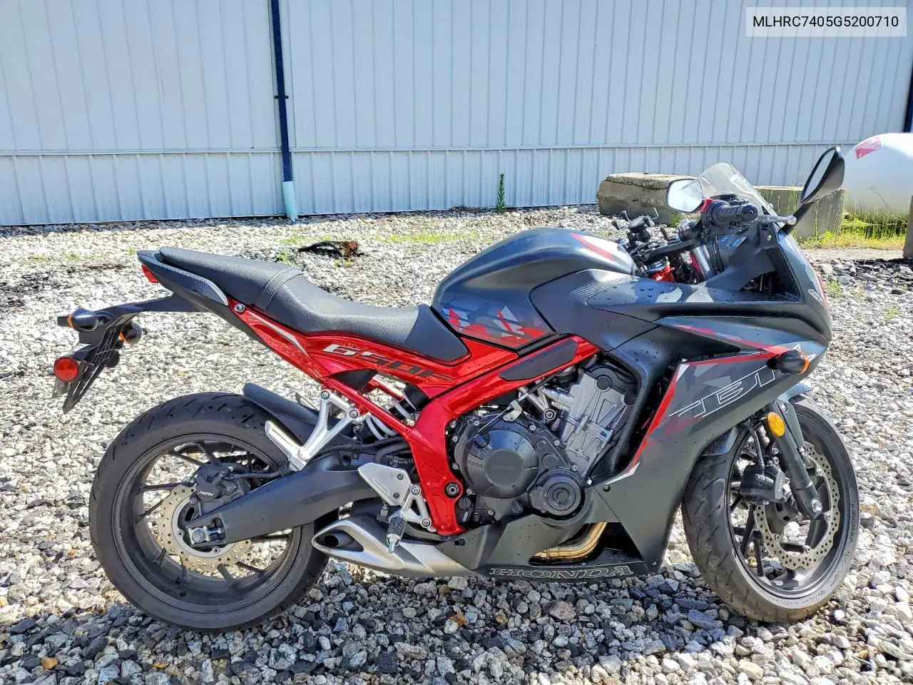 2016 Honda Cbr650 F VIN: MLHRC7405G5200710 Lot: 57303276