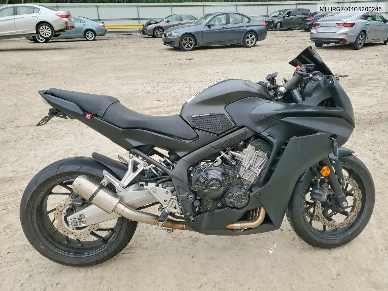 2016 Honda Cbr650F VIN: MLHRC7404G5200245 Lot: 60933836