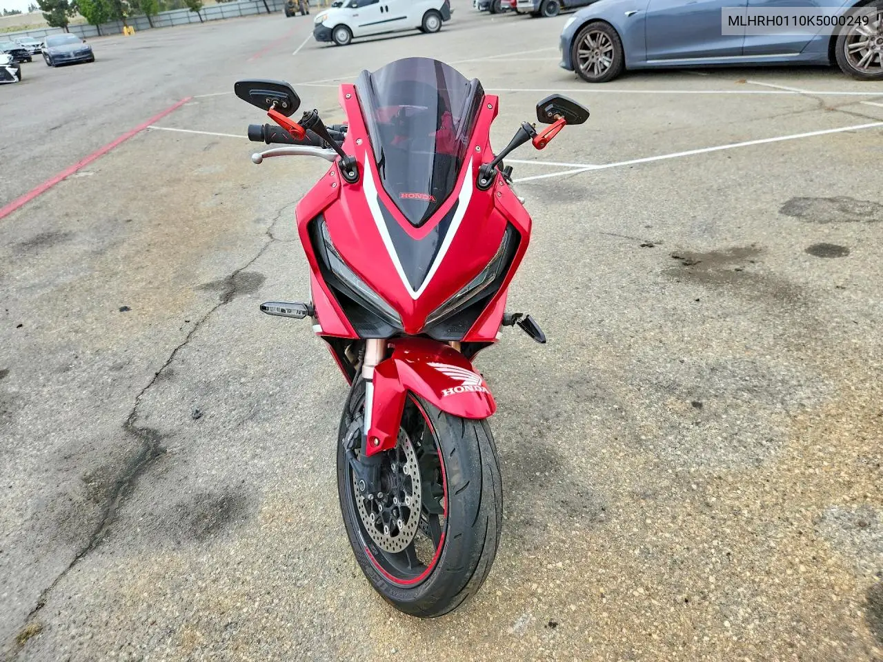 2019 Honda Cbr650 R VIN: MLHRH0110K5000249 Lot: 53913316