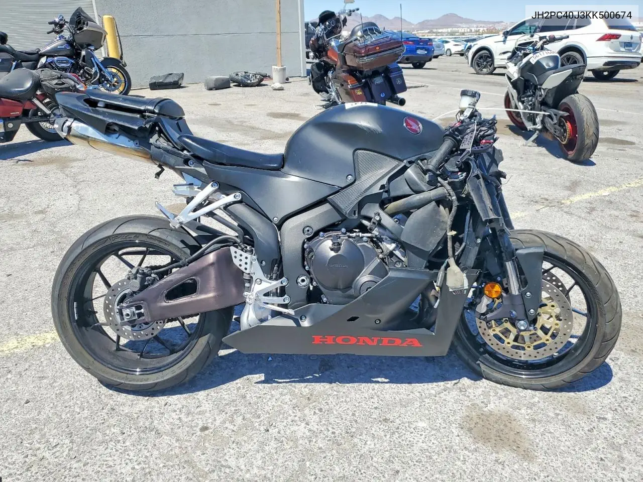2019 Honda Cbr600 Rr VIN: JH2PC40J3KK500674 Lot: 56702486