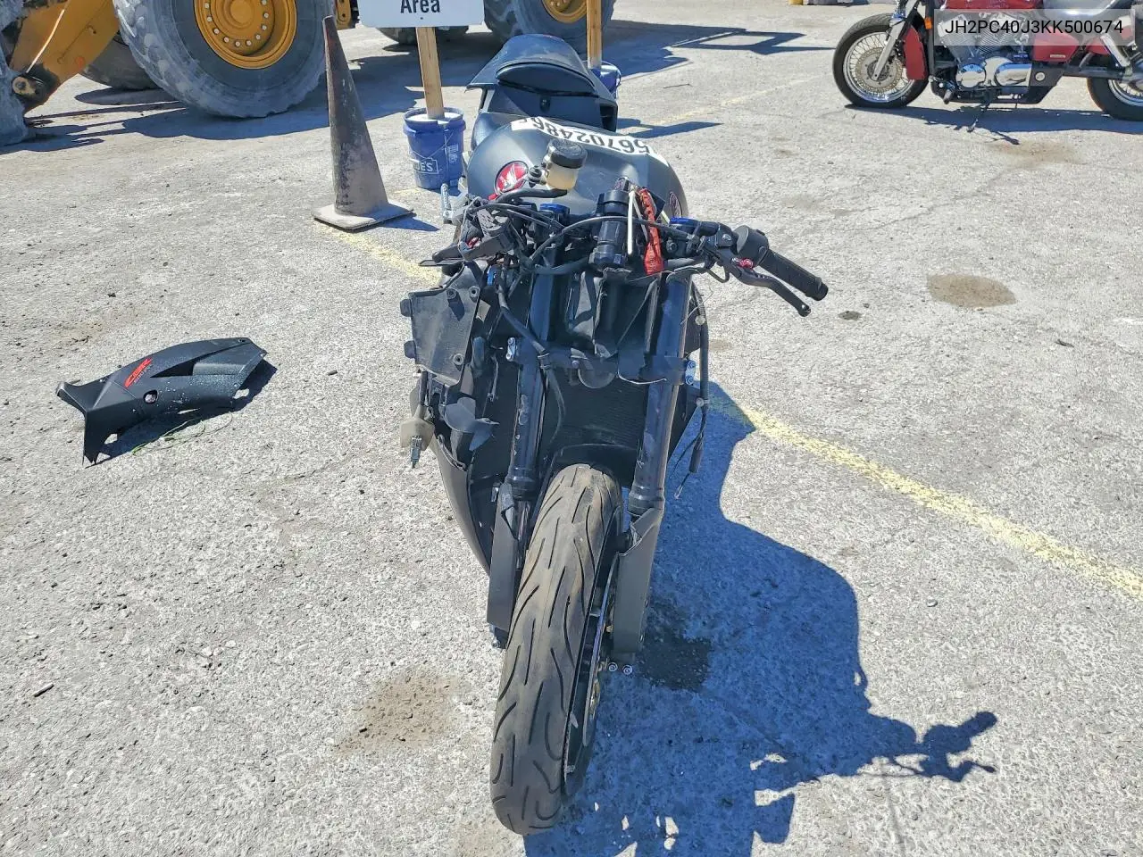 2019 Honda Cbr600 Rr VIN: JH2PC40J3KK500674 Lot: 56702486