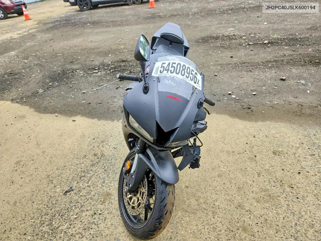 2020 Honda Cbr600 Rr VIN: JH2PC40J5LK600194 Lot: 54508956