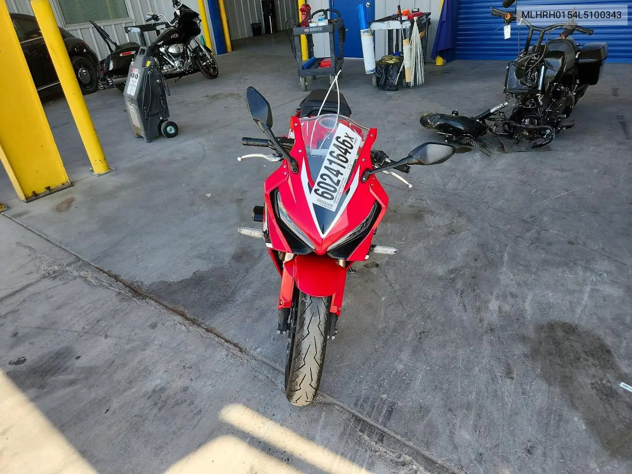 2020 Honda Cbr650 Ra VIN: MLHRH0154L5100343 Lot: 60241646