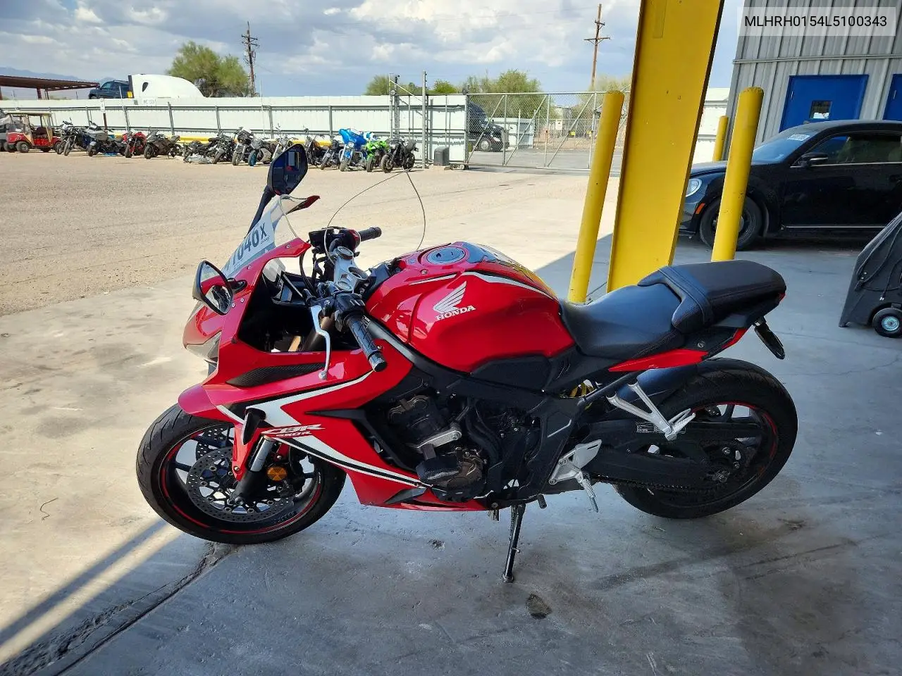 2020 Honda Cbr650 Ra VIN: MLHRH0154L5100343 Lot: 60241646