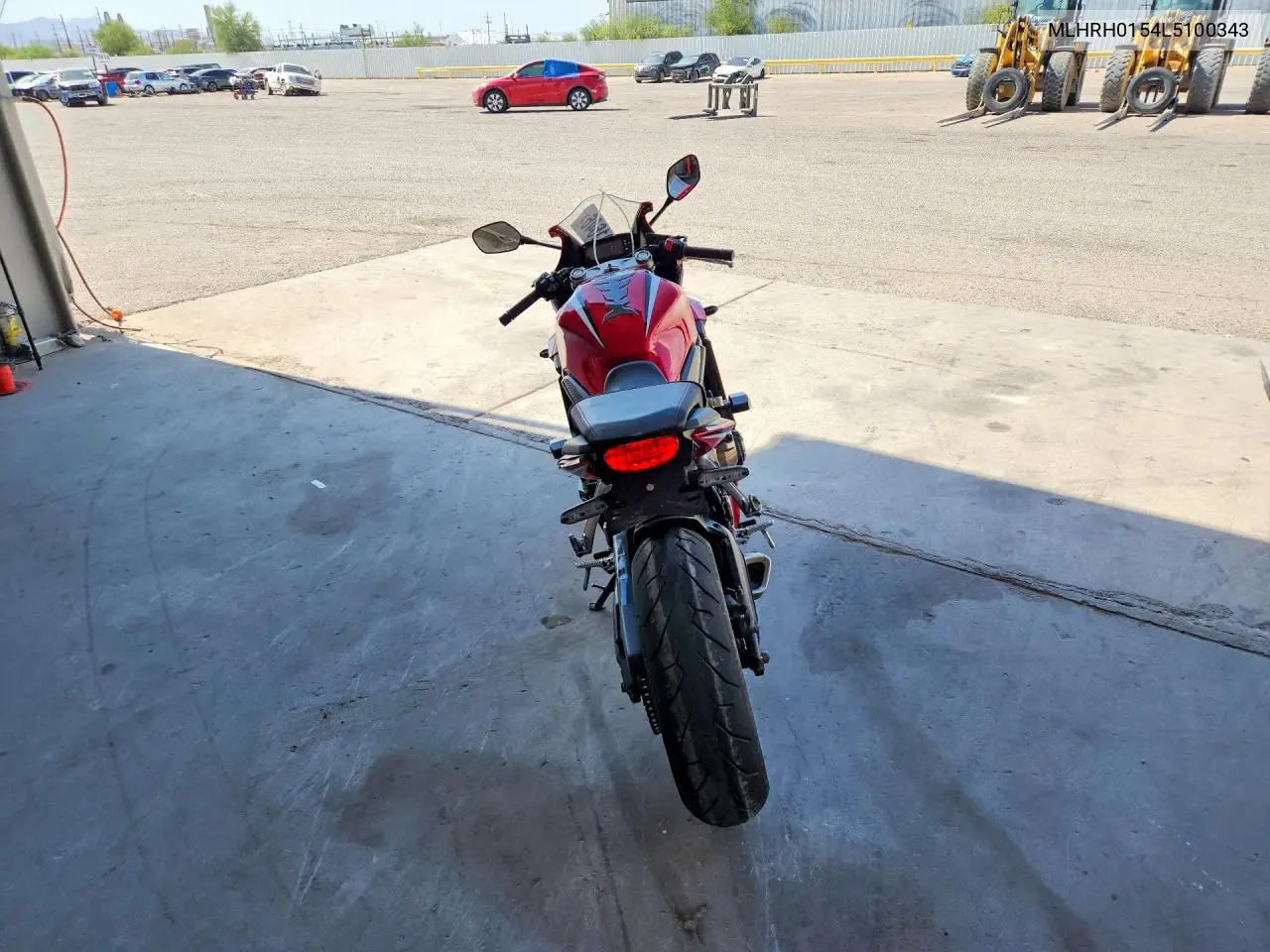 2020 Honda Cbr650 Ra VIN: MLHRH0154L5100343 Lot: 60241646