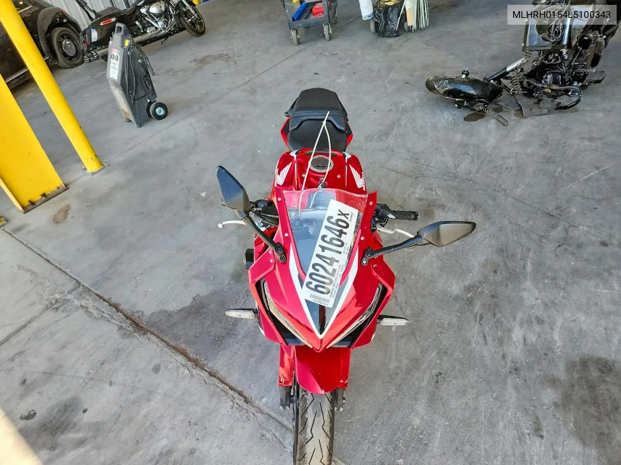 2020 Honda Cbr650 Ra VIN: MLHRH0154L5100343 Lot: 60241646