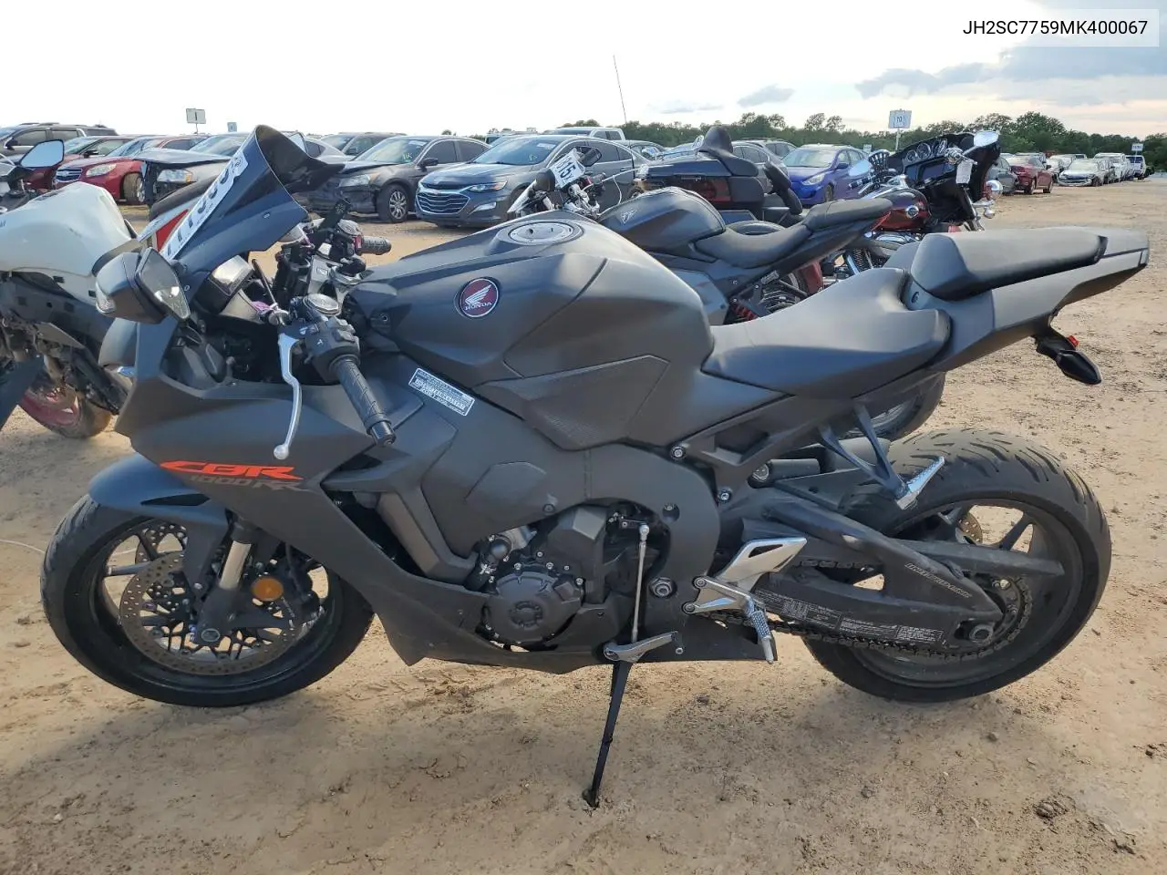 JH2SC7759MK400067 2021 Honda Cbr1000 Ra