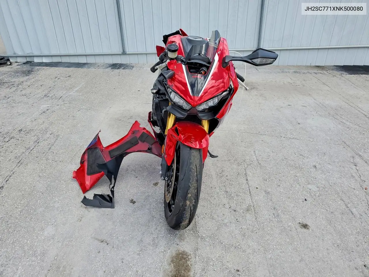 2022 Honda Cbr1000 Rr VIN: JH2SC771XNK500080 Lot: 49074046