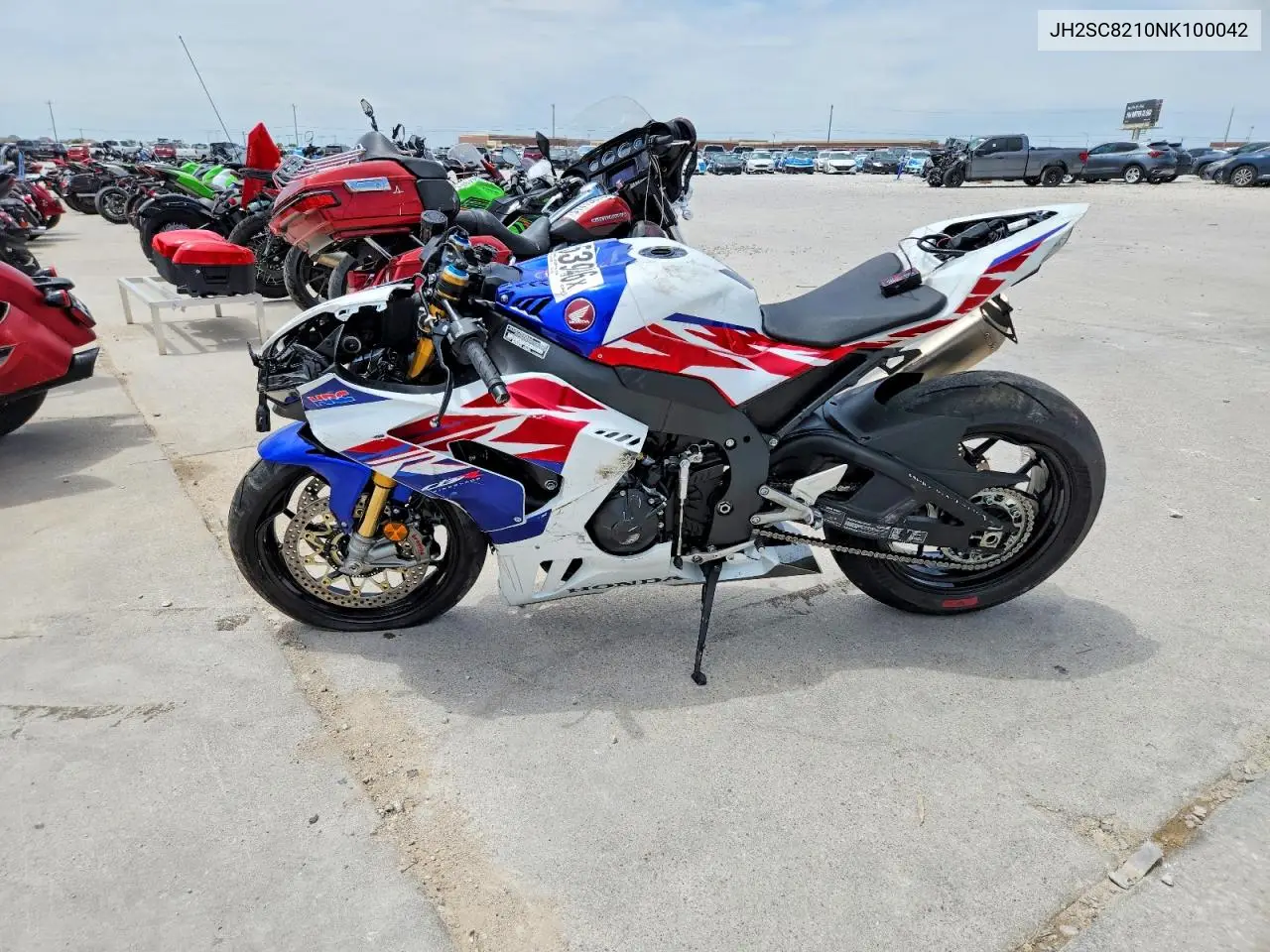 2022 Honda Cbr1000 Sp VIN: JH2SC8210NK100042 Lot: 53943646