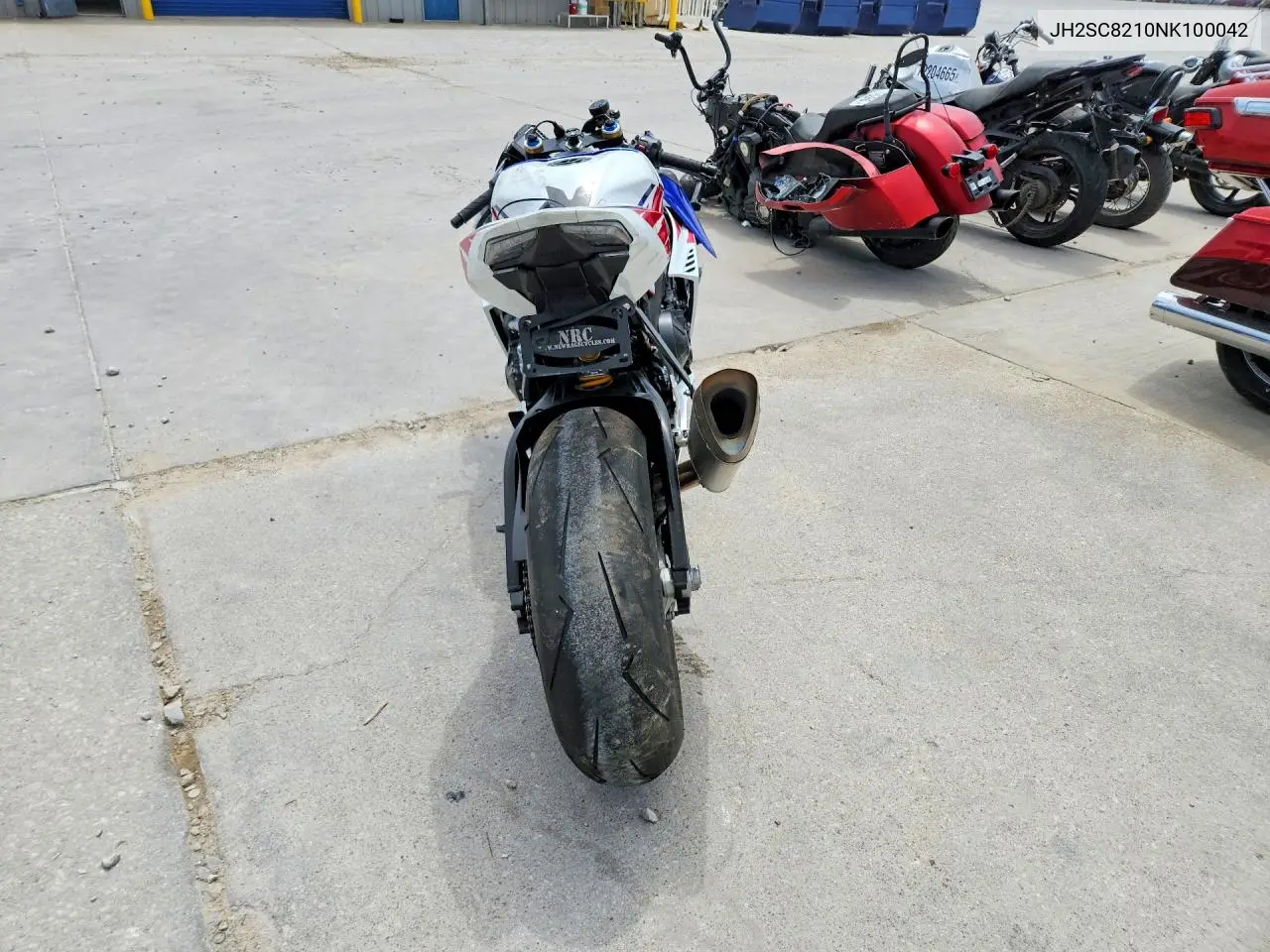 2022 Honda Cbr1000 Sp VIN: JH2SC8210NK100042 Lot: 53943646