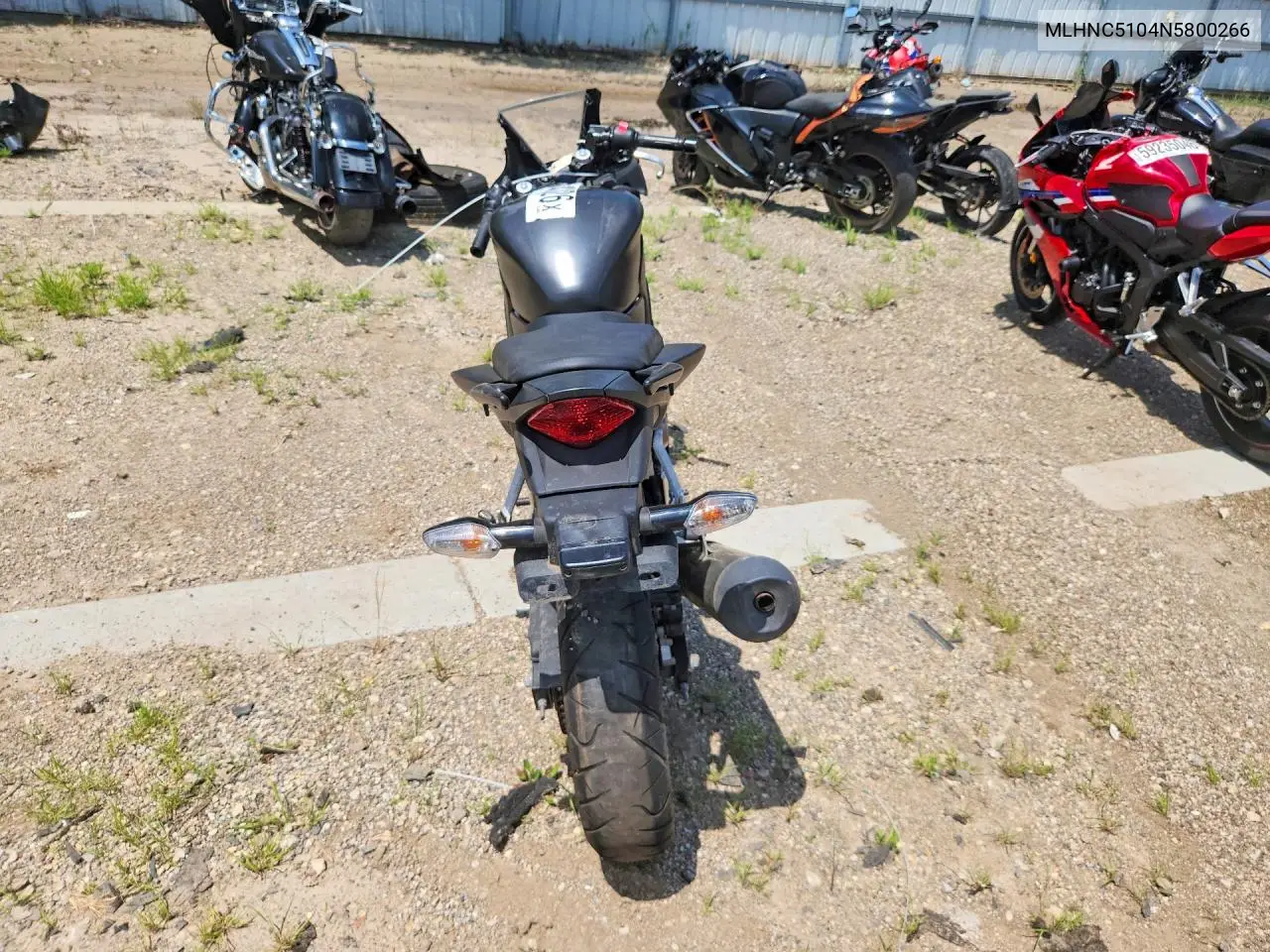 2022 Honda Cbr300 VIN: MLHNC5104N5800266 Lot: 59844026
