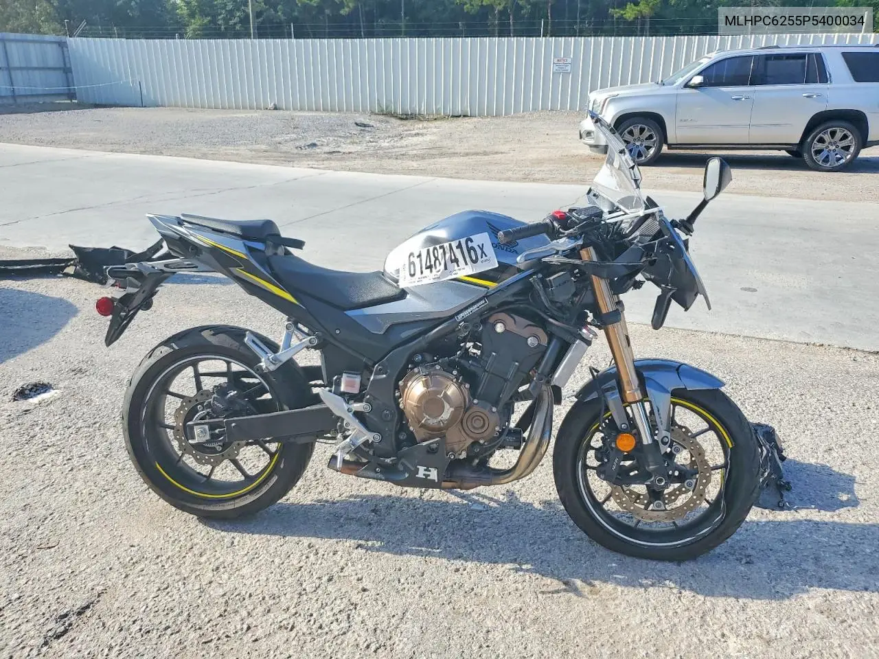 2023 Honda Cbr500 Ra VIN: MLHPC6255P5400034 Lot: 61487416