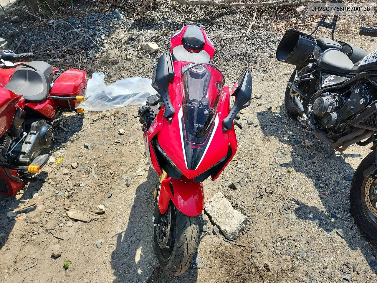 2024 Honda Cbr1000 Ra VIN: JH2SC7756RK700138 Lot: 51126026