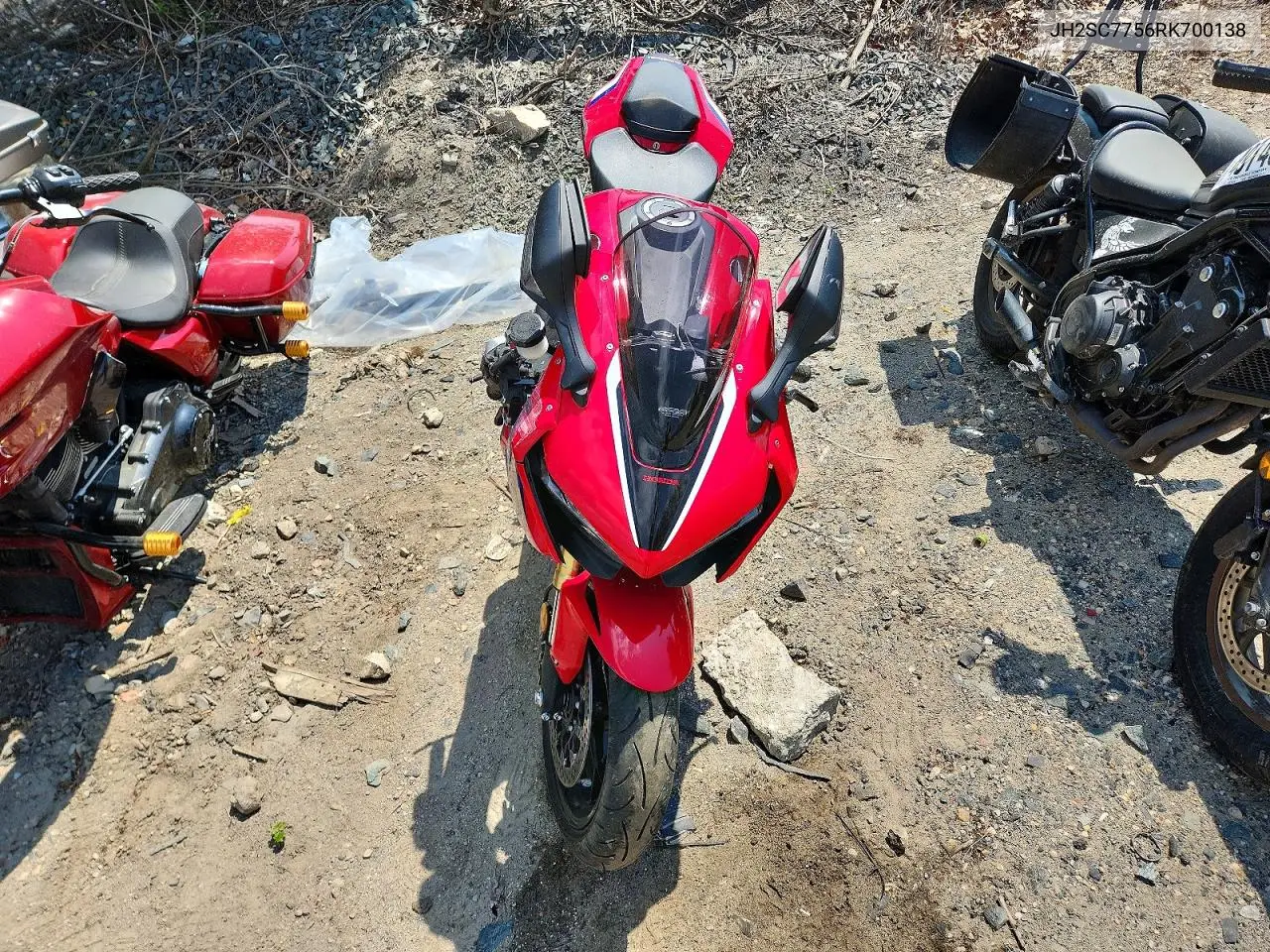2024 Honda Cbr1000 Ra VIN: JH2SC7756RK700138 Lot: 51126026