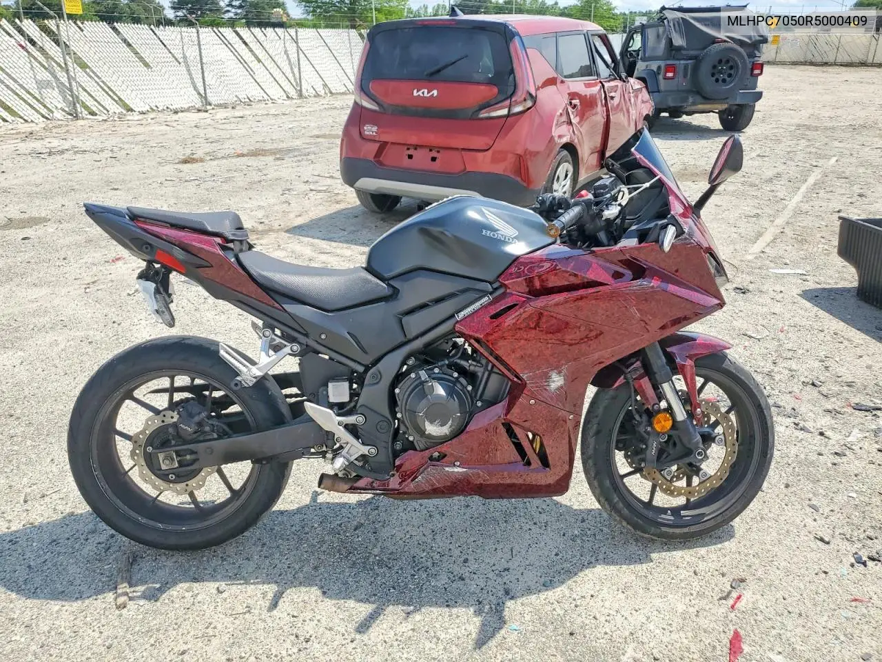 2024 Honda Cbr500 Ra VIN: MLHPC7050R5000409 Lot: 55144186