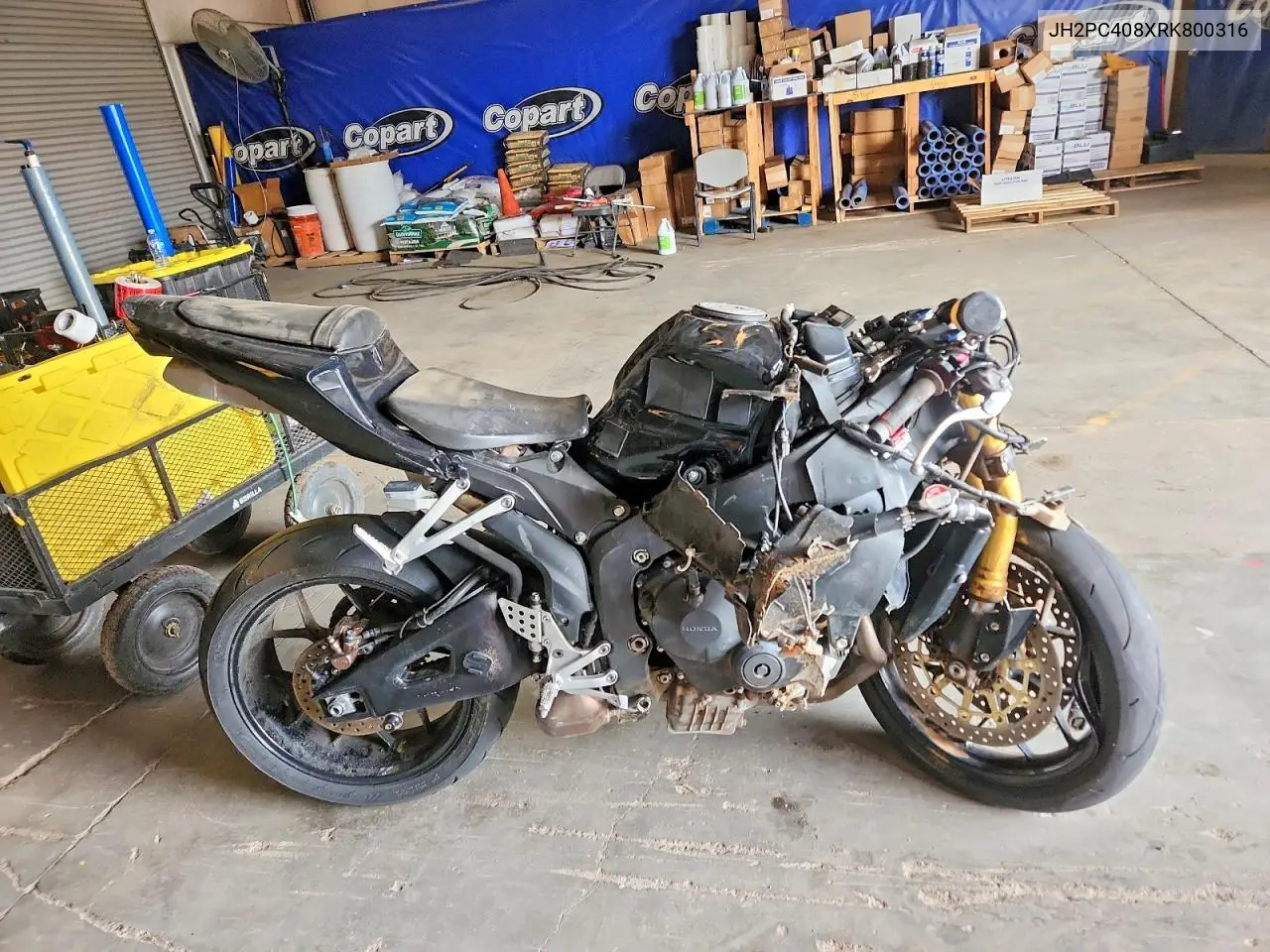 2024 Honda Cbr600 Ra VIN: JH2PC408XRK800316 Lot: 55744676