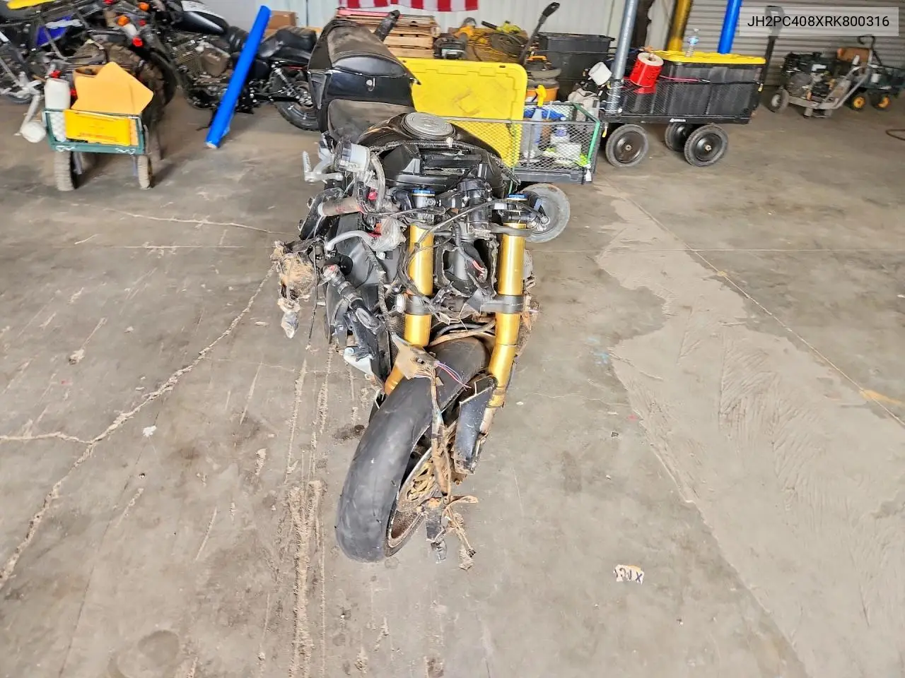 2024 Honda Cbr600 Ra VIN: JH2PC408XRK800316 Lot: 55744676