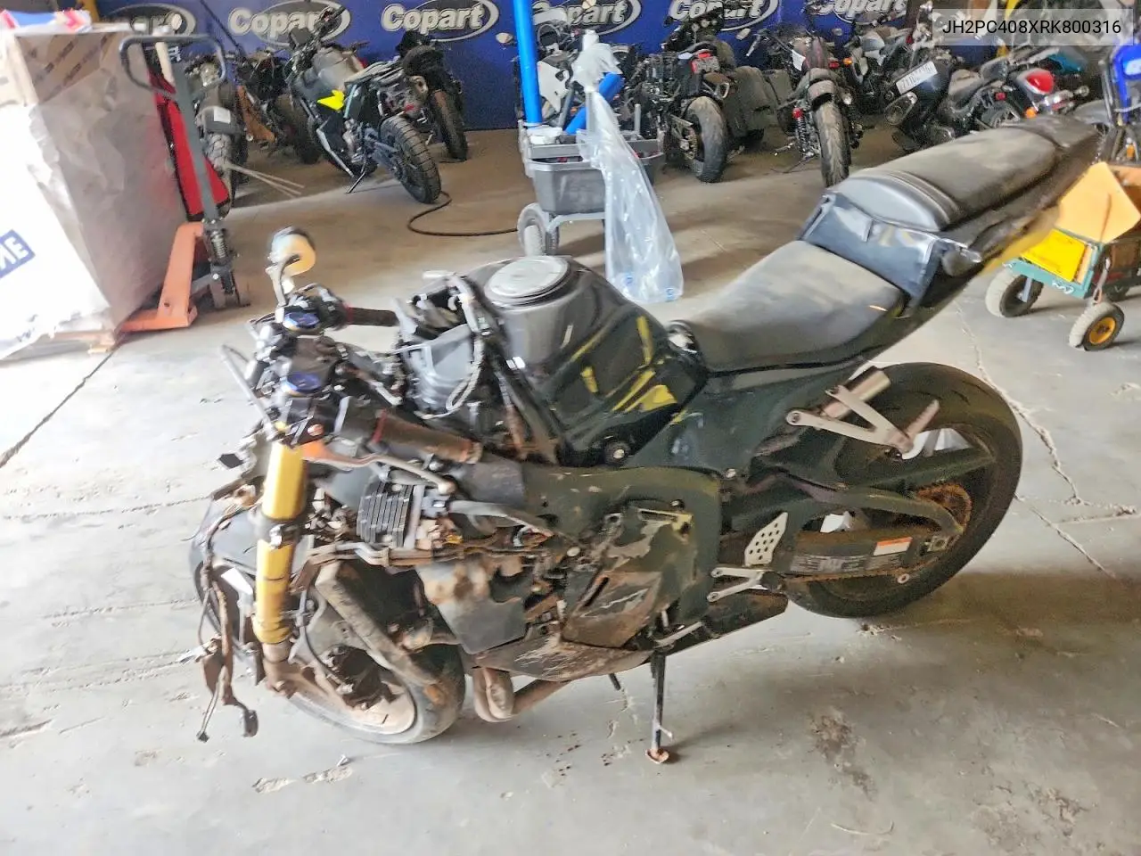 2024 Honda Cbr600 Ra VIN: JH2PC408XRK800316 Lot: 55744676