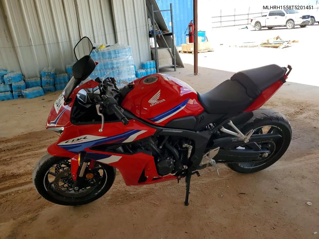 2026 Honda Cbr650 R VIN: MLHRH1558T5201451 Lot: 57137726