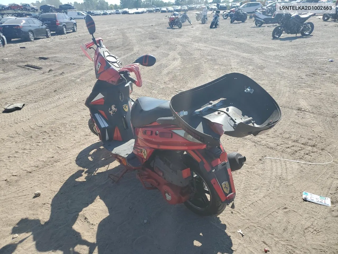 2013 Honda Chf50 VIN: L9NTELKA2D1002663 Lot: 38694253