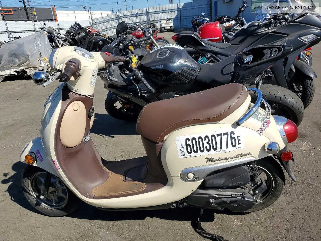 2018 Honda Ncw50 VIN: JH2AF7714JK201942 Lot: 60030776