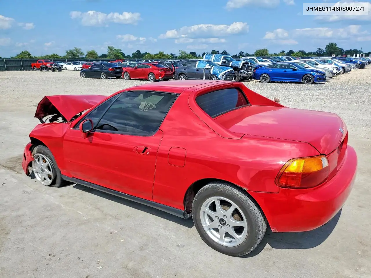 1994 Honda Civic Del Sol S VIN: JHMEG1148RS007271 Lot: 62410356