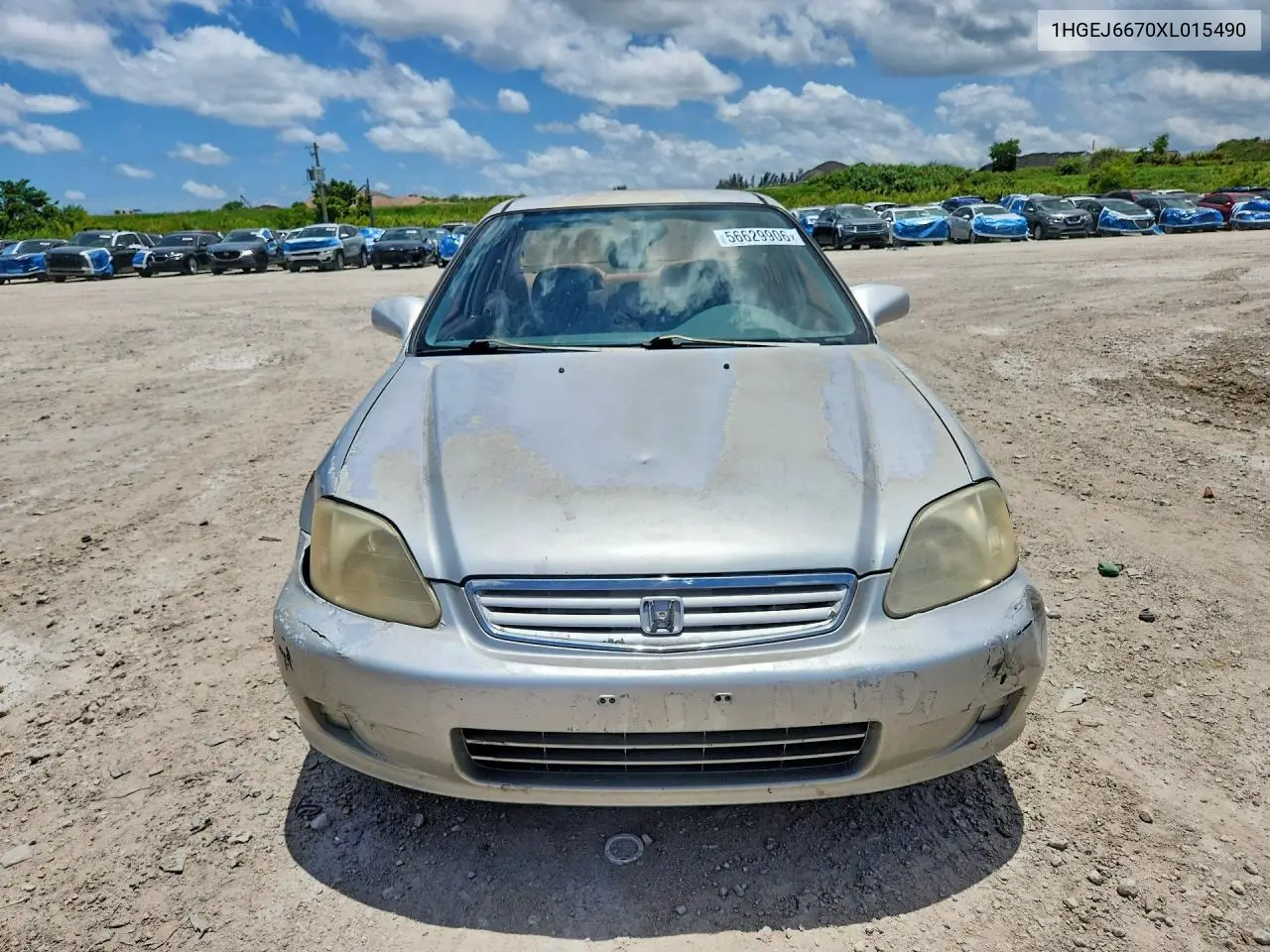 1999 Honda Civic Lx VIN: 1HGEJ6670XL015490 Lot: 56629906