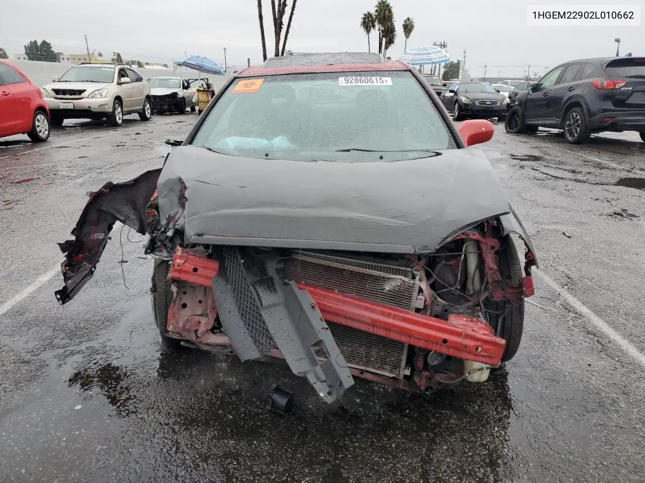 1HGEM22902L010662 2002 Honda Civic Ex