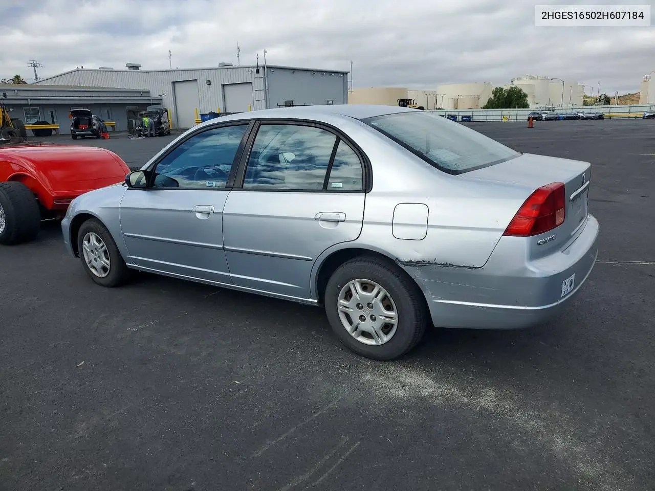 2002 Honda Civic Lx VIN: 2HGES16502H607184 Lot: 61373986